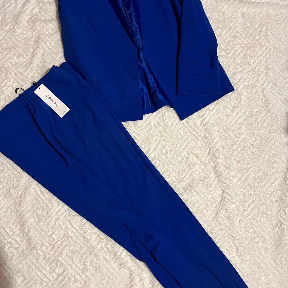 Calvin Klein Women's Bold Blue Pantsuit